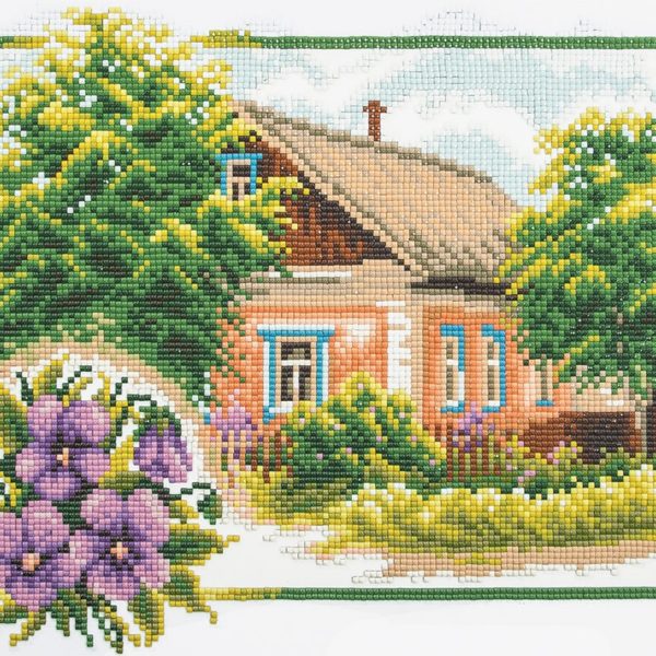 Кристальна мозаика ФРЕЯ 25*32 Теплое лето запол.частичное