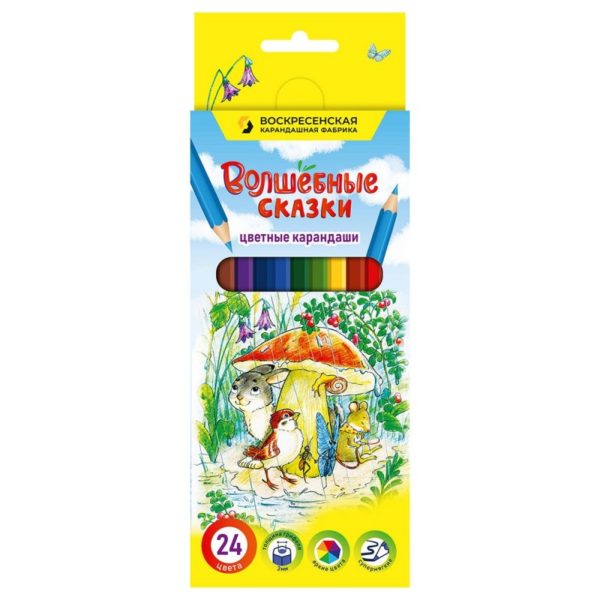 Каранд.24цв. ВКФ Волшебные сказки