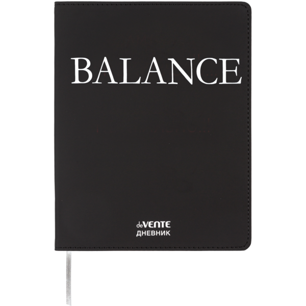 Дневник 1-11кл  deVente The BALANCE гибкая обл из искус. кожи шелкография