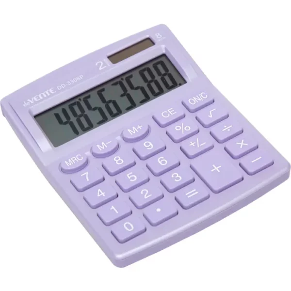 Калькулятор deVENTE DD-3308P  8 раз-д сиреневый