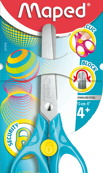 Ножницы 13мм MAPED SECURITY 3D детские