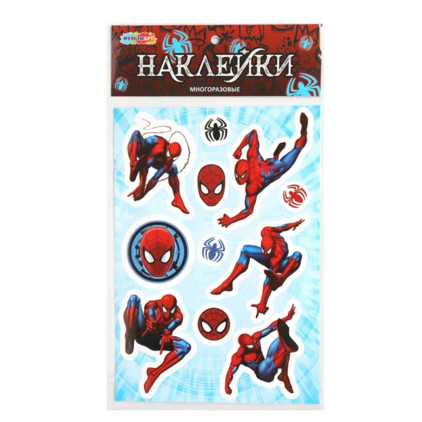 МультиАрт Наклейки 120*180 бумажные Спайдер