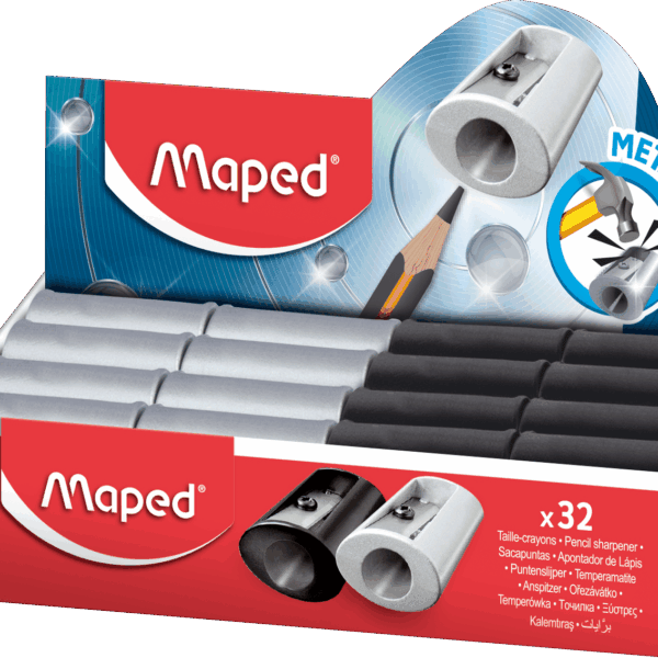 Точилка 1 отв MAPED SATELLITETE металл,современный дизайн