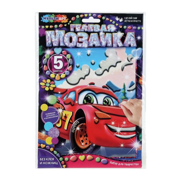 Гелевая мозаика МУЛЬТИАРТ 17*23 Тачки