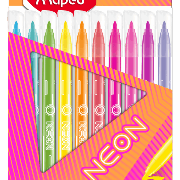 Фломастеры 10цв Maped NEON