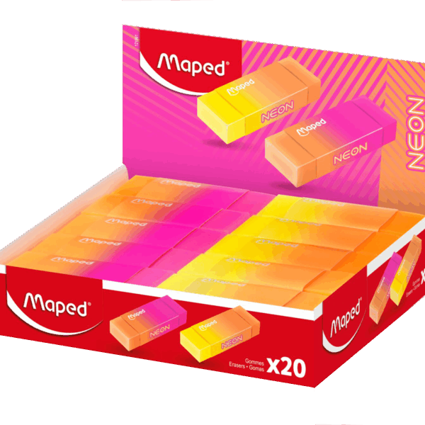 Ластик Maped NEON в дисплее