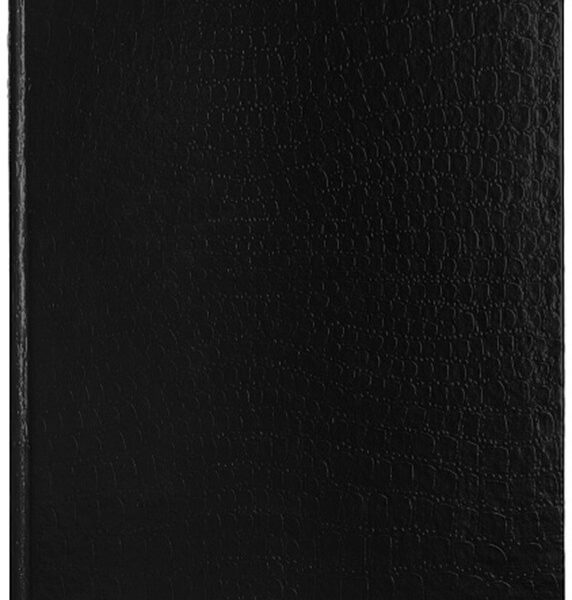 Блокнот А4 80л Бизнес-блокн CROCO METALLIC Черный