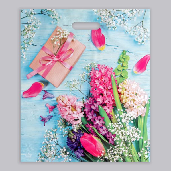 Пакет Яркие Гиацинты 38*45