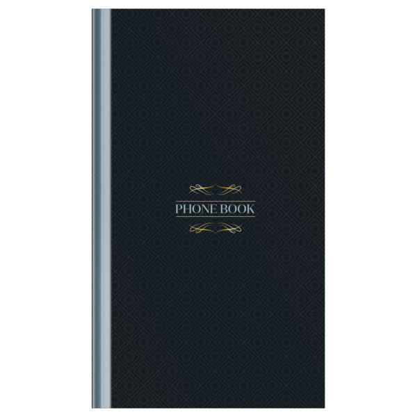 Телефон.книга А5 80л Моноколор DARK