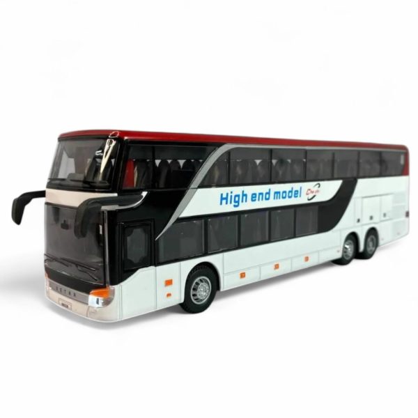 Автобус мет. 25см 2х этажный 66028